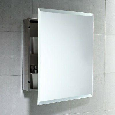 specchio contenitore in acciaio inox silver quadrato