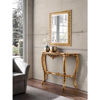 specchio cotton con cornice in legno