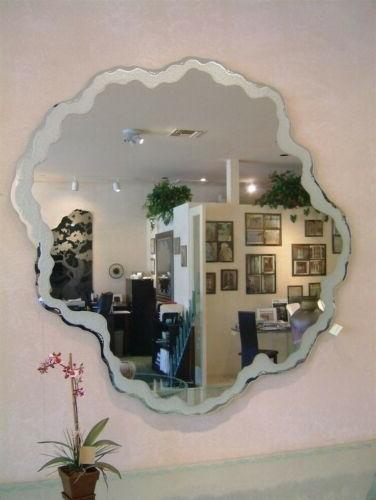 specchio da parete 65x65 roccia per ingresso