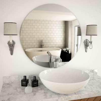specchio da parete in vetro circolare decorazione