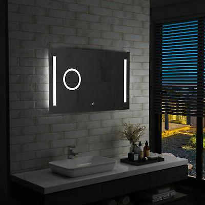 specchio da parete a led per bagno