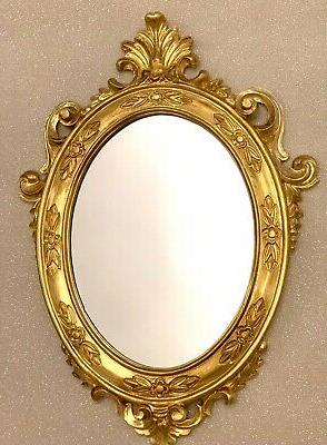 specchio da parete barocco oro angelo antico