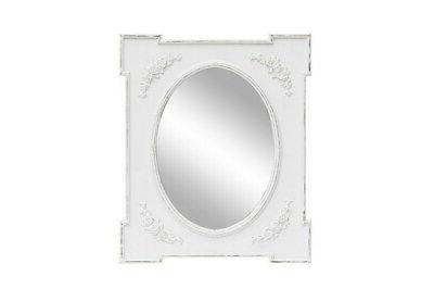 specchio da parete con cornice in legno