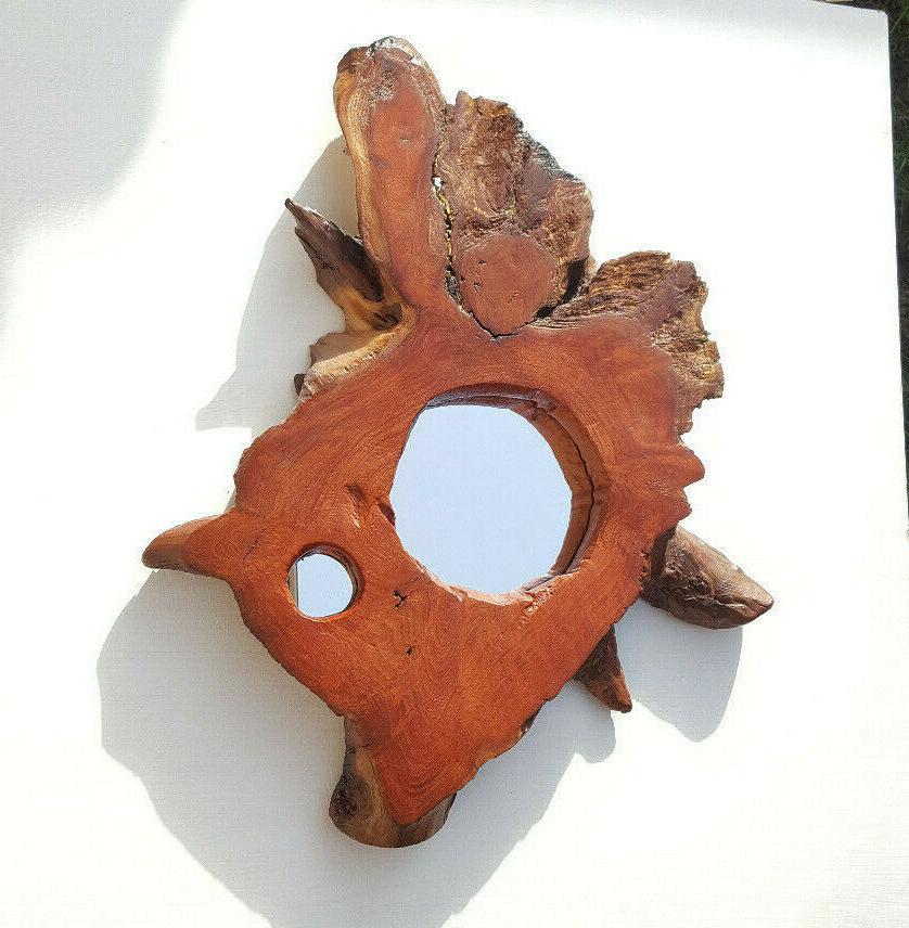 specchio da parete in legno d abete