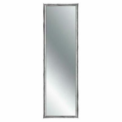 specchio da parete mirror baobab argento 40x125