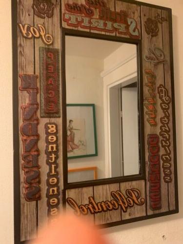 specchio da parete moderno metallo stile industrial