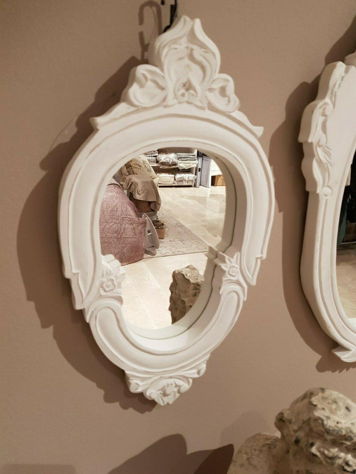 specchio da parete shabby chic blanc mariclo