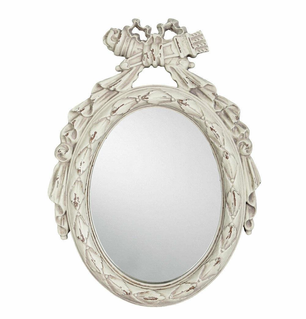 specchio da parete ovale parrucchiere tavolo per