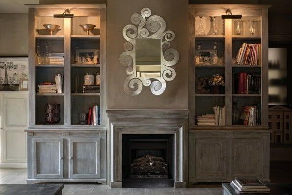 specchio da parete temple grande design italiano