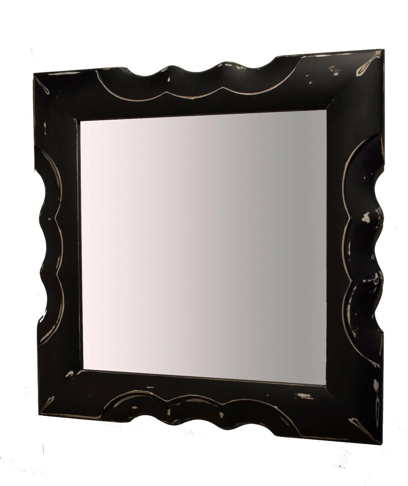 specchio da parete vintage 97x97 cornice in