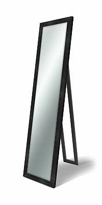 O Da Terra Floor Mirror 40x160 Cm Boston Shabby Black
