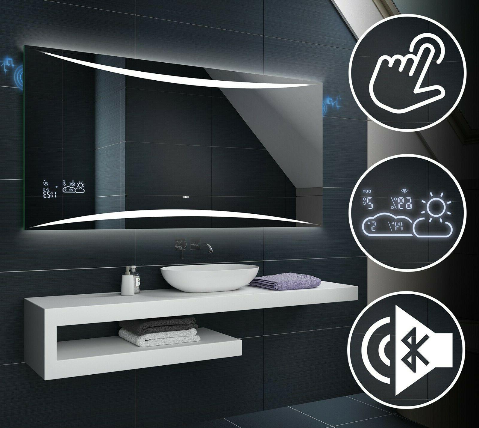 specchio del bagno con illuminazione led stazione