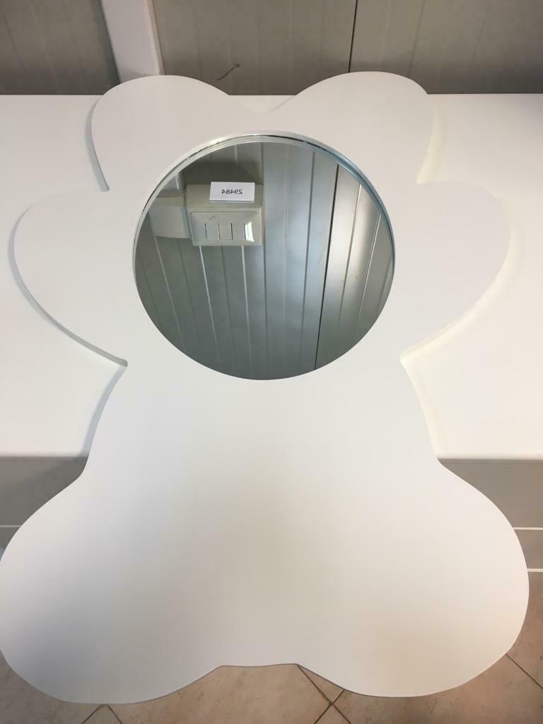 specchio fiocco incorniciato camera bimbi neonati