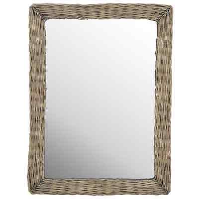 specchio in vimini 60x80 cm ingresso camera