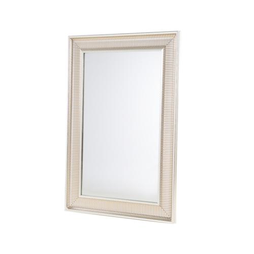 specchio moderno da parete con cornice dorata