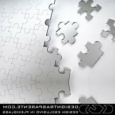 specchio moderno da parete puzzle 60x40 cm