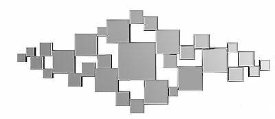 specchio moderno da parete quadrati 44x106 cm