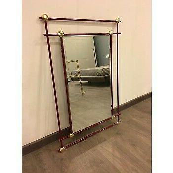 specchio moderno ditta cantori in metallo colore