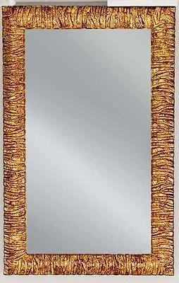 specchio moderno specchiera dorata oro design 70x100