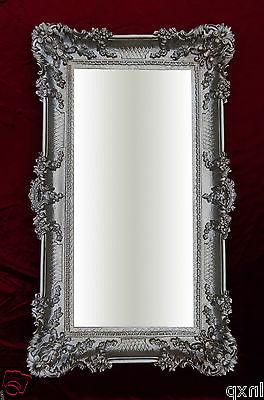 specchio muro in stile barocco argento anticato