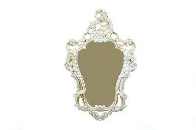 specchio oro bianco specchiera parete stile luigi