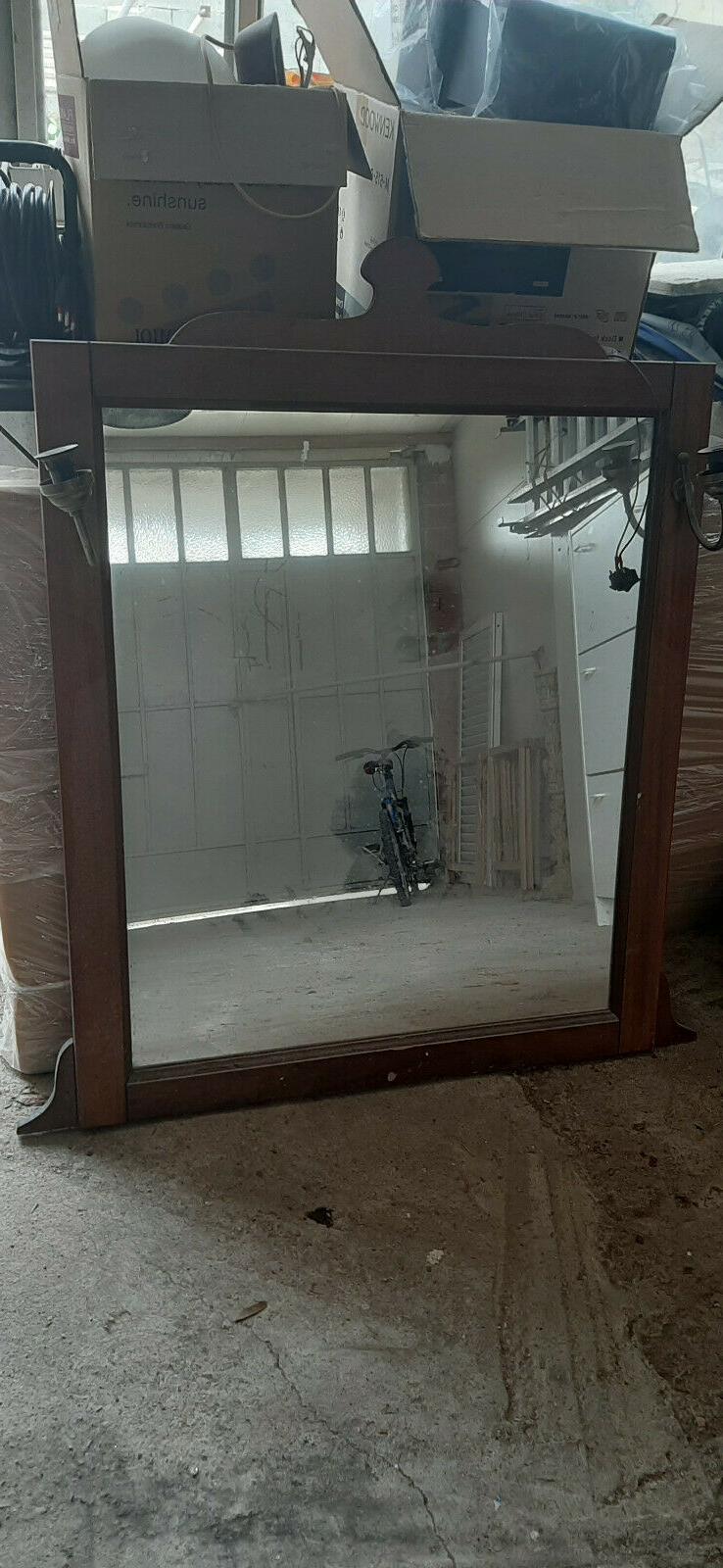 specchio parete cornice in legno