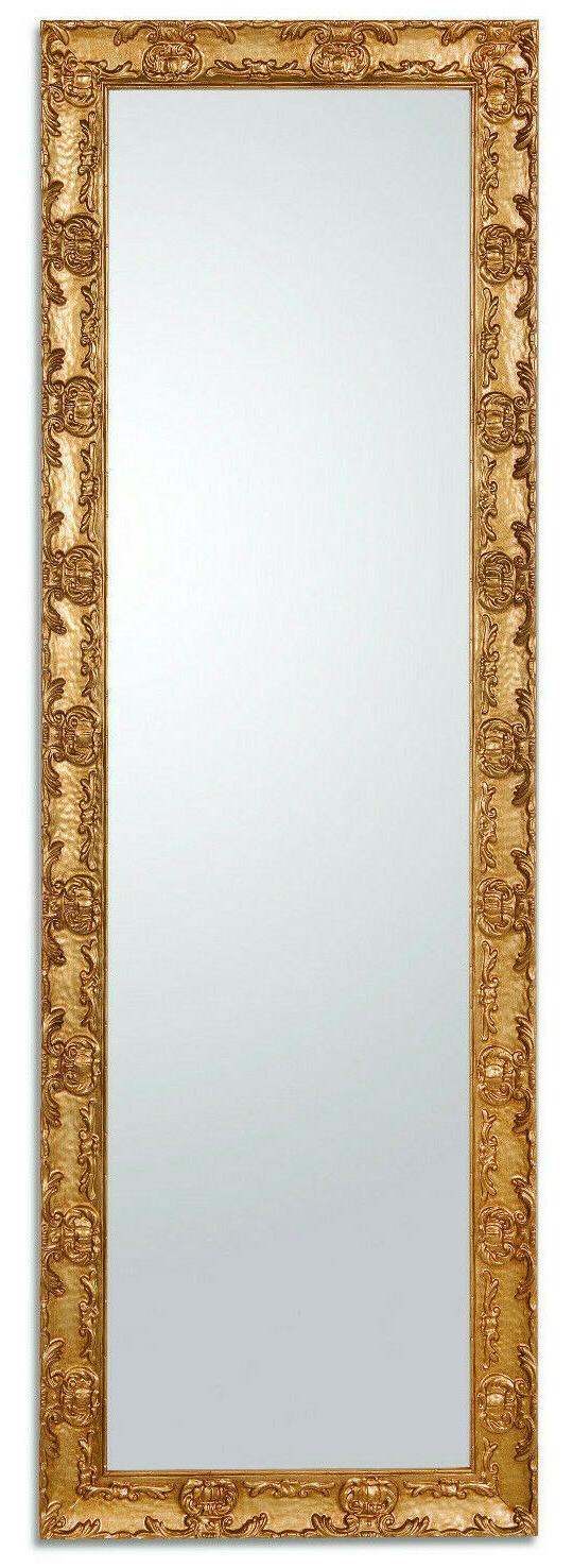 specchio parete lungo classico cornice oro dorato