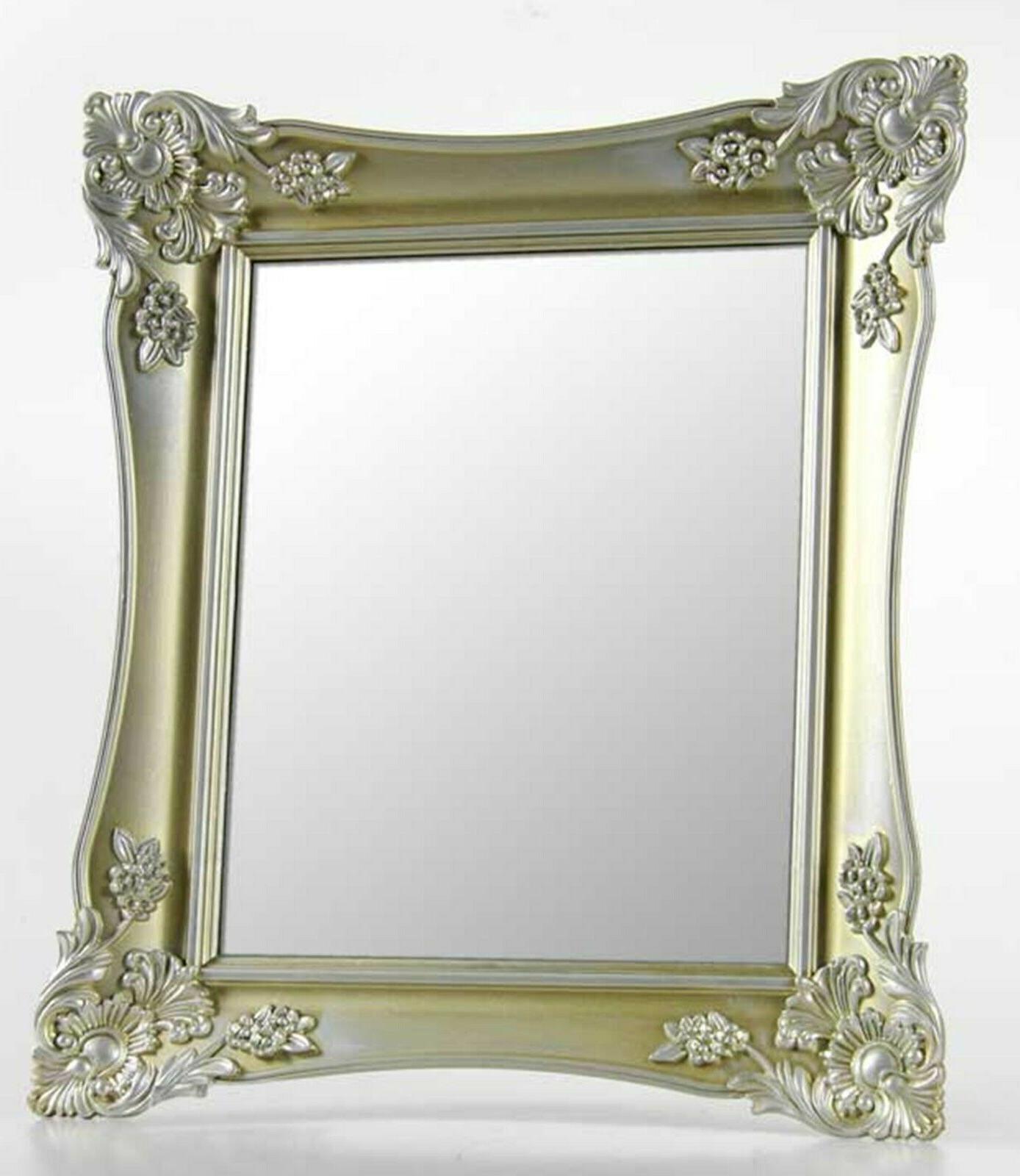 specchio plastica 41 36 cm oro specchiera