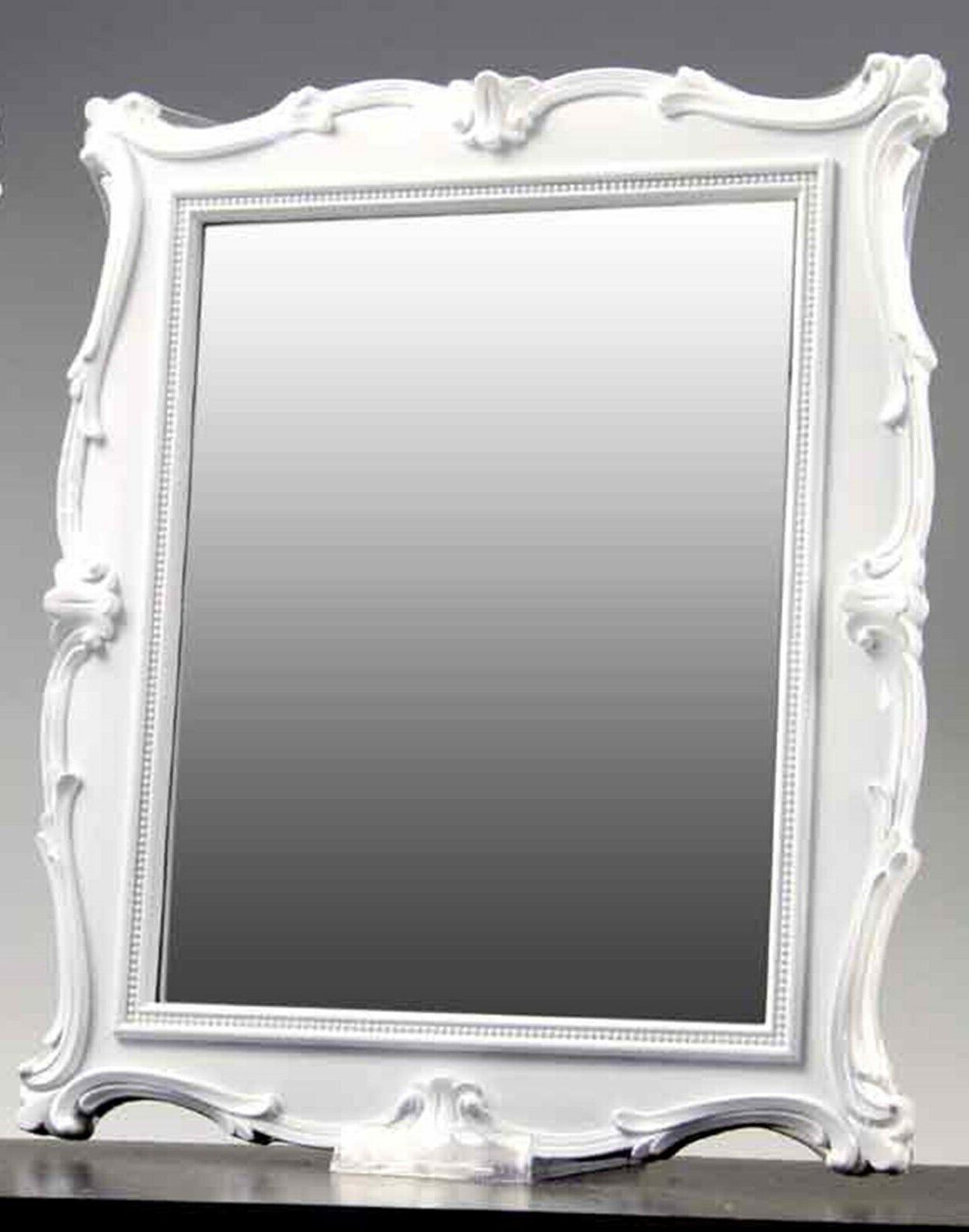 specchio pvc 40 30 cm bianco specchiera