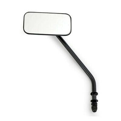 specchio quadrato piccolo lungo braccio nero per