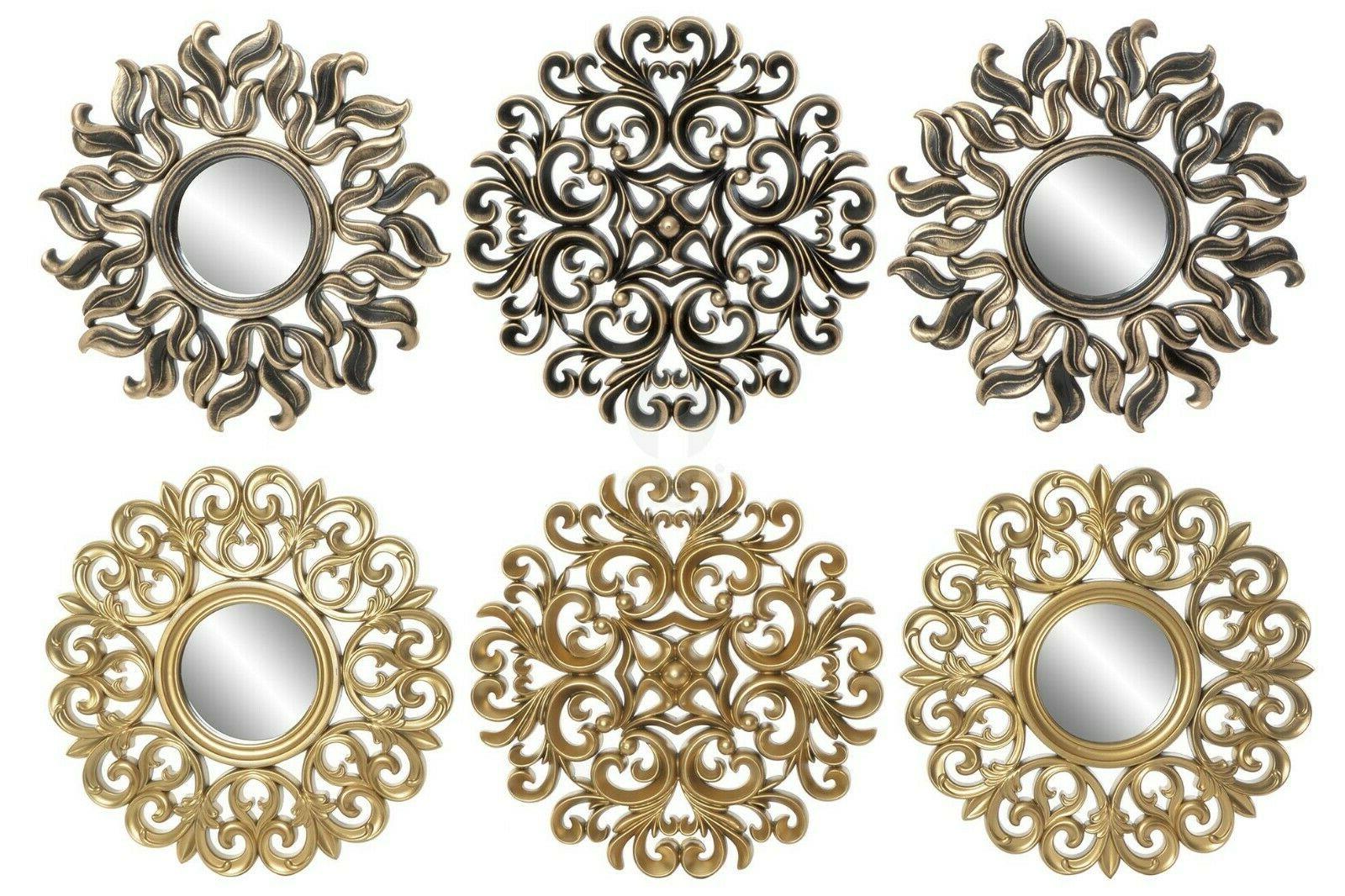 specchio set 3 pezzi arredo cristallo decape