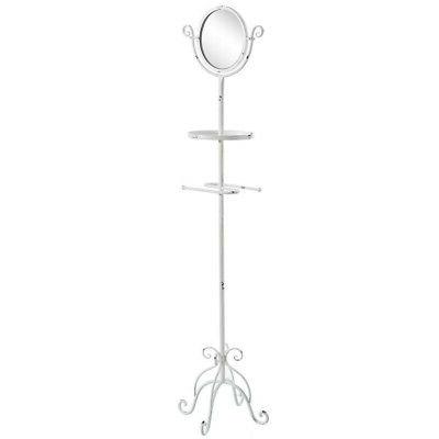 specchio shabby chic provenzale industrial vintage bianco