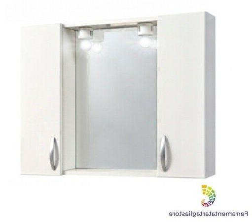 specchio specchiera da bagno arredo 2 ante