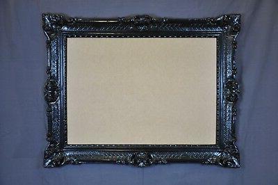 specchio specchiera grande nera nero cornice stile