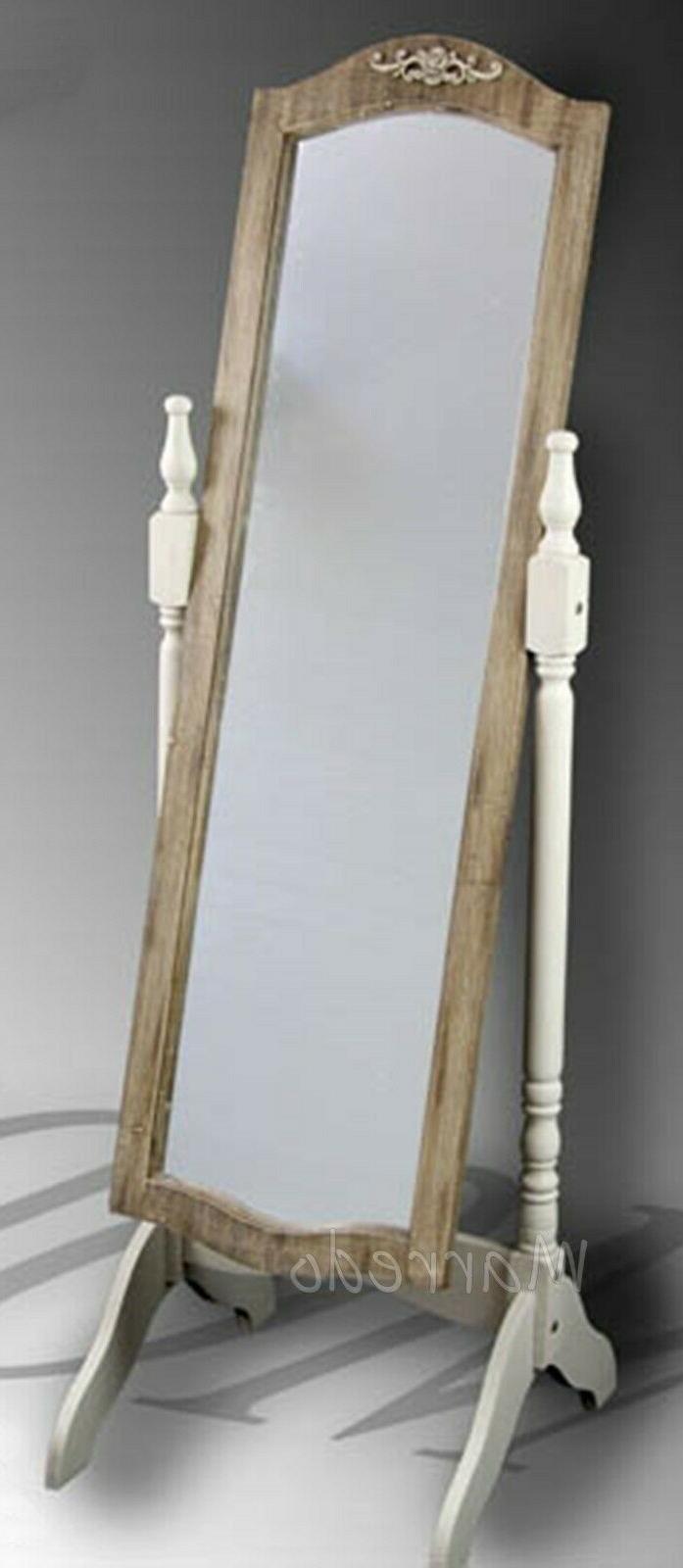 specchio specchiera h157 50 cm cavalletto legno