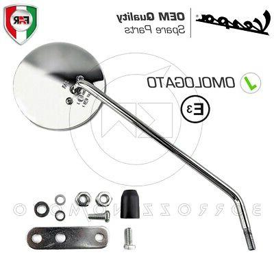 specchio specchietto sinistro cromato far per vespa