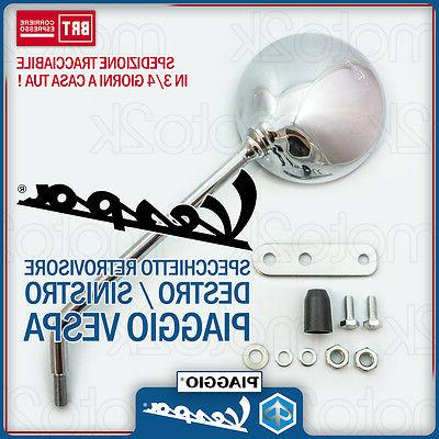 specchio specchietto sinistro cromato per vespa px