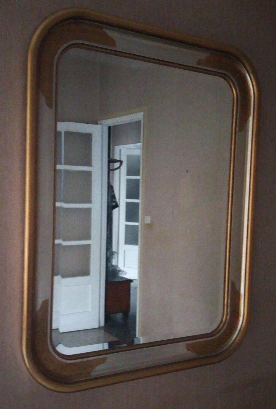 specchio vintage rettangolo specchio muro 76x95cm vintage