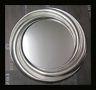O Muro Con Facetteschliff Argento 68cm Diametro Telaio Desig
