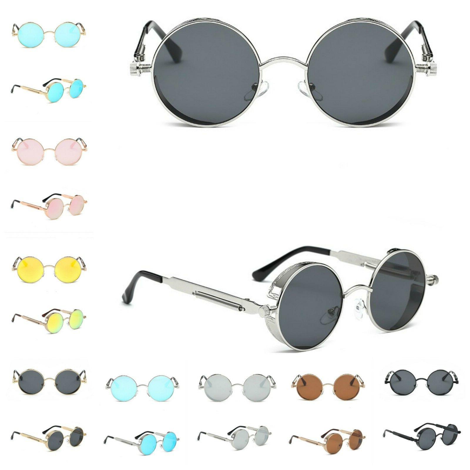 vintage specchio steampunk occhiali da sole uomo