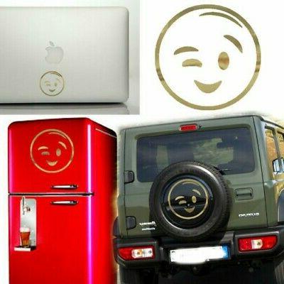 wink smiley sticker vinyl cut adesivo vinile