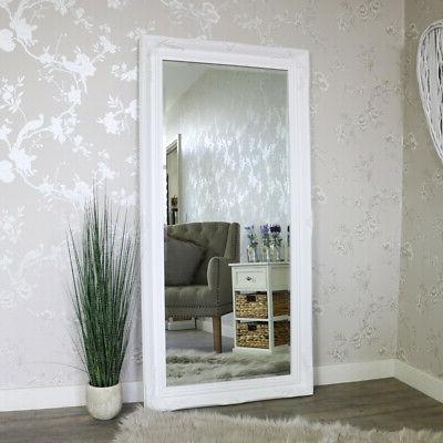 xl parete bianca pavimento specchio ornato camera