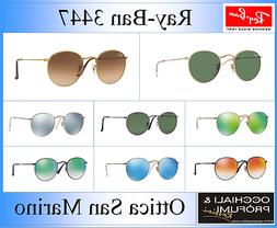 RAY BAN  MODELLO: ROUND METAL 3447  , COLORI DIVERSI, AGGIOR