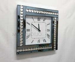 O Quadrato Orologio Da Parete 45cm Grigio Fum&egrave;