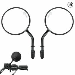 Etto Specchio Tondo Gambo Corto Per Harley Sportster Dyna Gl