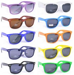 OCCHIALI DA SOLE UOMO DONNA UNISEX VINTAGE MONTATURA COLORI 