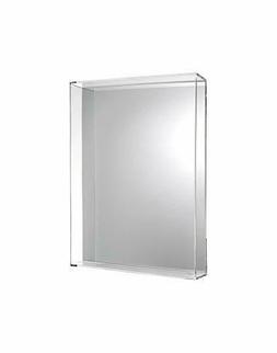 Kartell Only Me Specchio, Bianco Cristallo, 50x70 cm, Crista