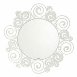 O Da Parete Bianco Circolare Per Ingresso Moderno