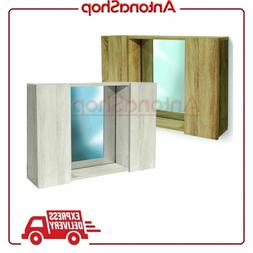 Era 2 Ante Con Specchio Incluso Colore Bianco O Rovere