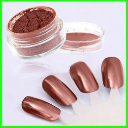 O Unghie Per Effetto Cromato Manicure Rame Nail Art Mani Pie